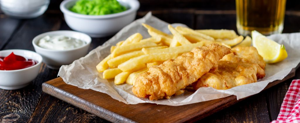 comida británica - fish and chips